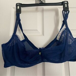 Cacique Navy Lace Bra 42DD